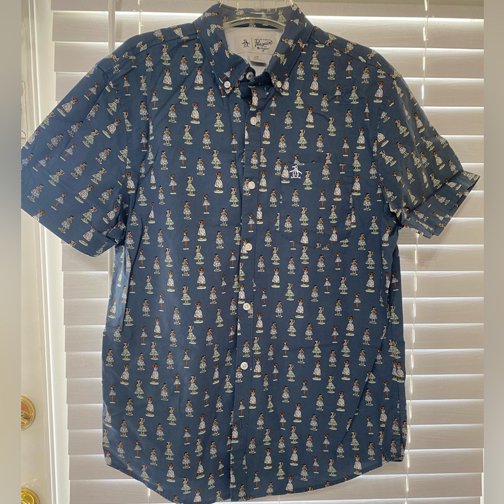Men’s buttons down Hawaiian design size large